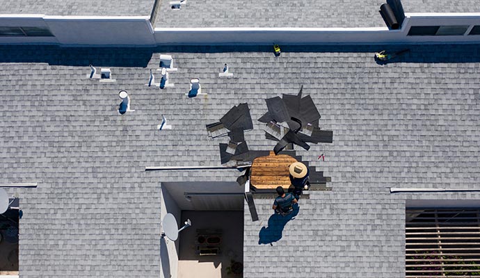 Roof holes repair service