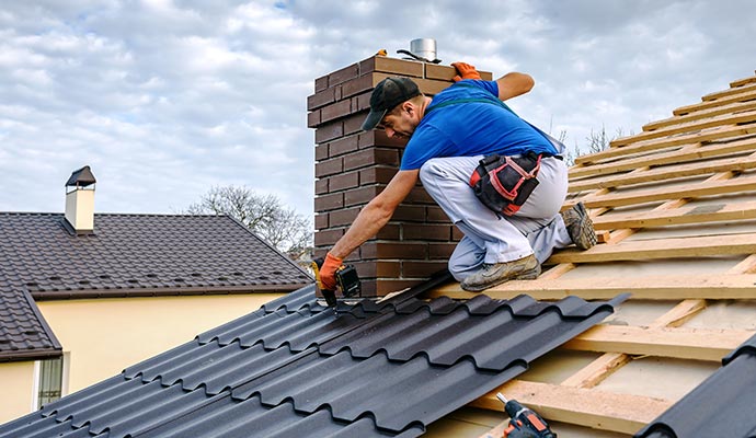Professional roof installation service