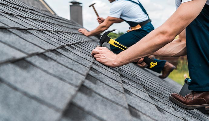 Professional roof repair